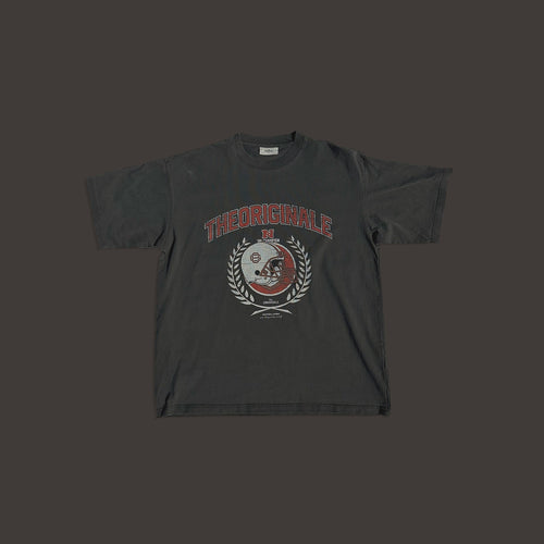 Gridiron Tee Vintage Black